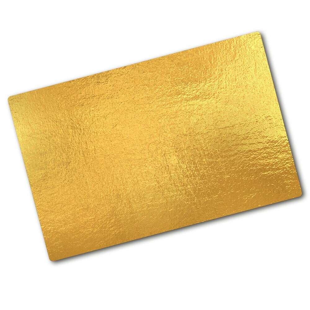 Chopping board Golden foil background