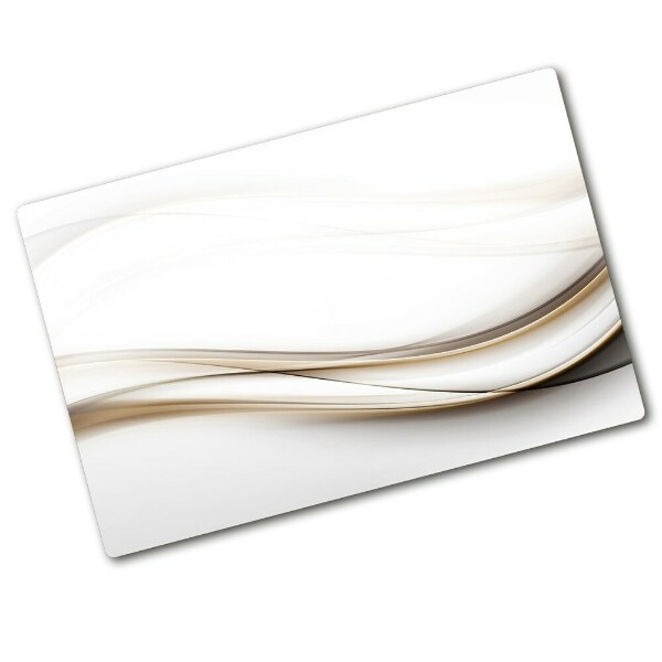 Chopping board glass Wave abstraction