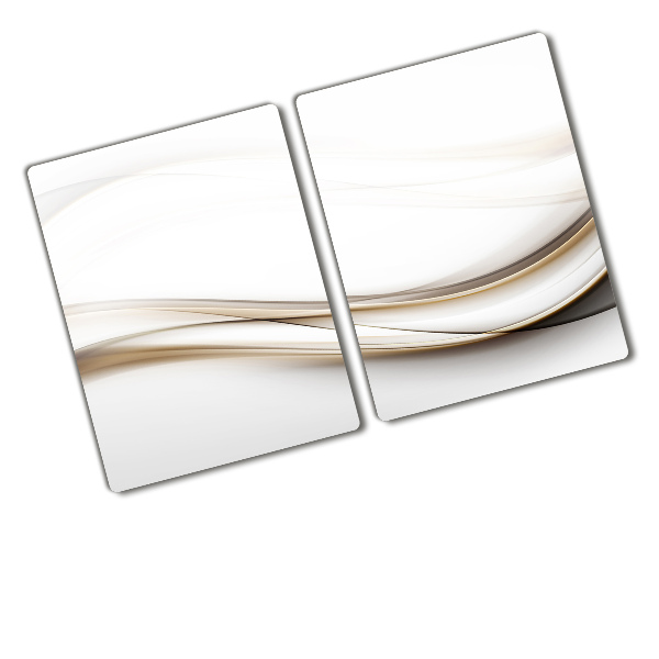 Chopping board glass Wave abstraction