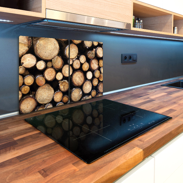 Glass chopping board Logs