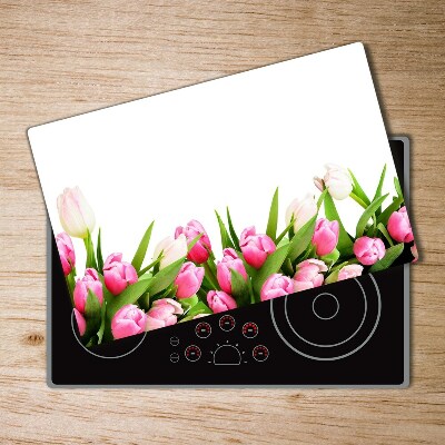 Chopping board Pink tulips