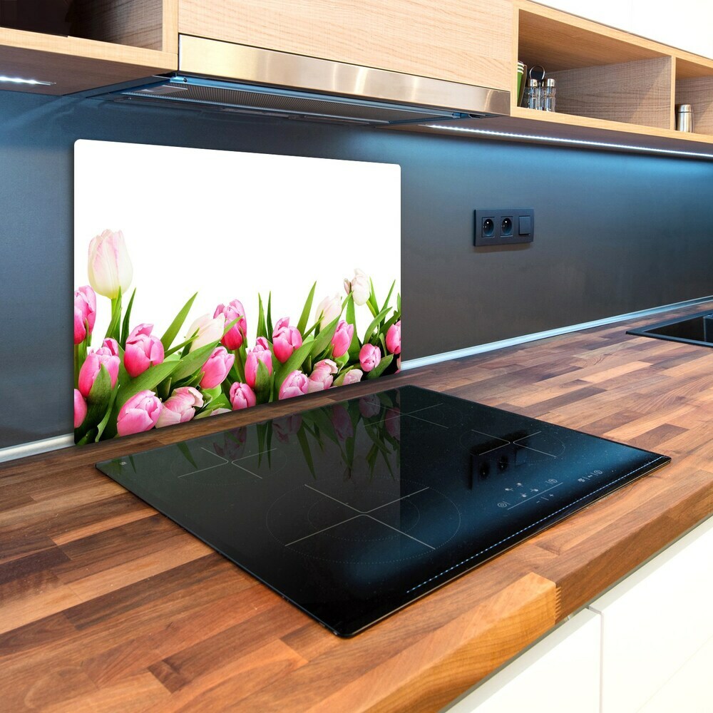 Chopping board Pink tulips