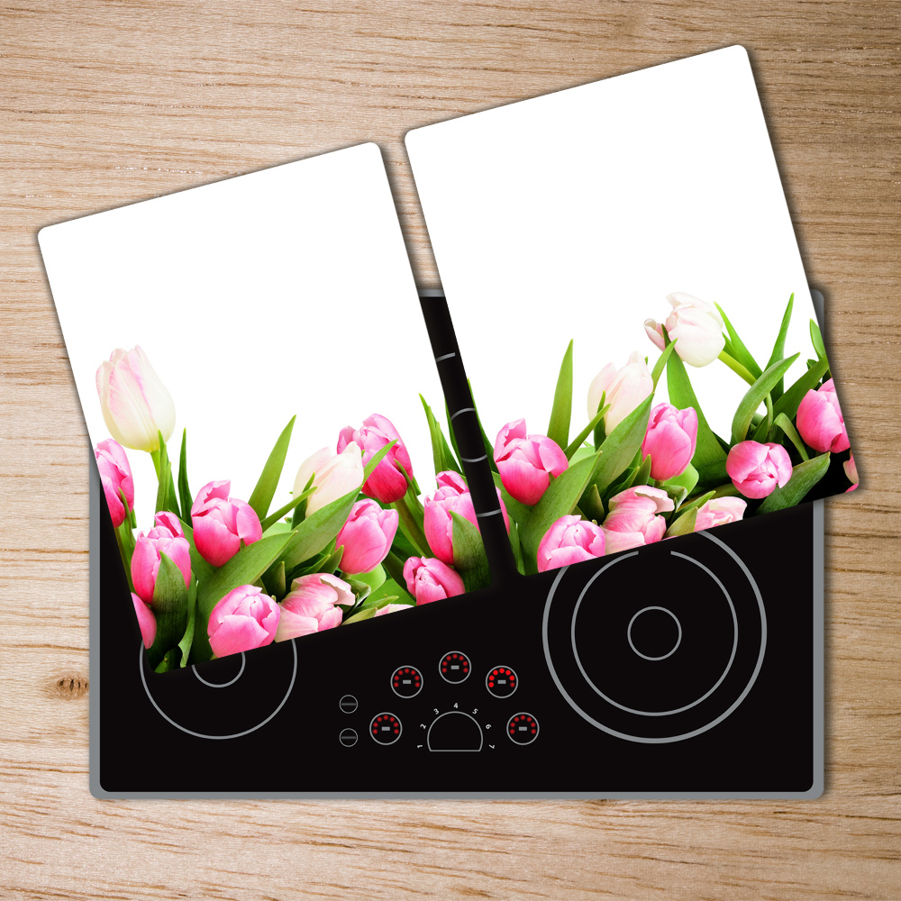 Chopping board Pink tulips