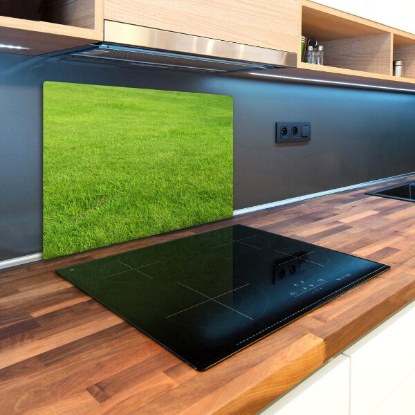 Chopping board green grass