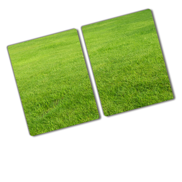 Chopping board green grass