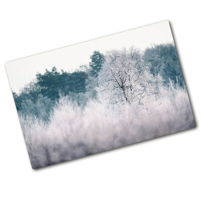 Chopping board Winter trees