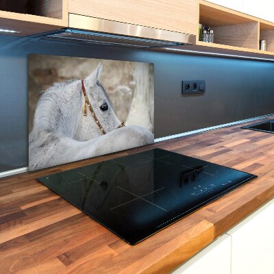 Cutting board White Arabian horse