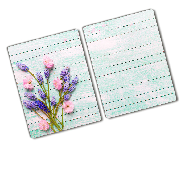 Cutting board Lavender on wood