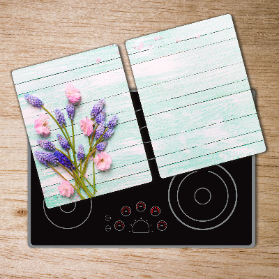 Cutting board Lavender on wood