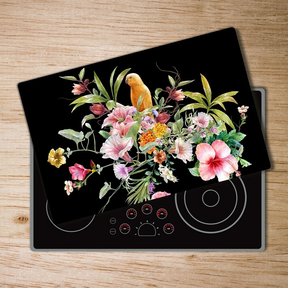 Chopping board Flowers and birds