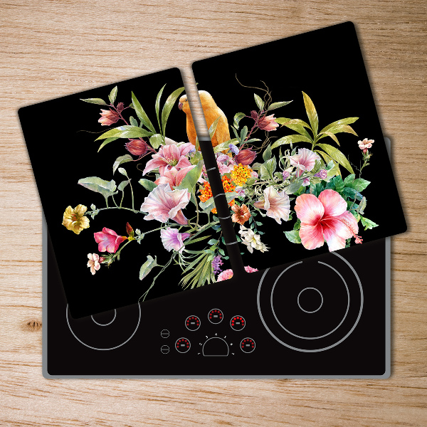 Chopping board Flowers and birds