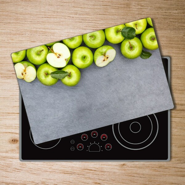 Chopping board Green apples