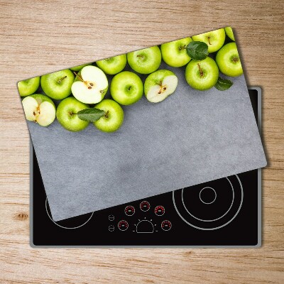 Chopping board Green apples