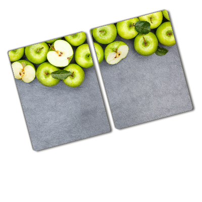 Chopping board Green apples