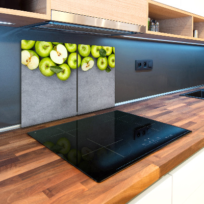 Chopping board Green apples