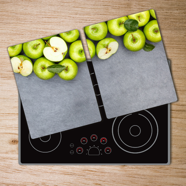 Chopping board Green apples