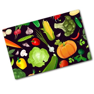 Chopping board Colorful vegetables