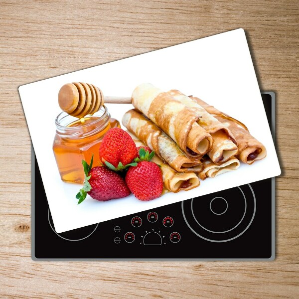 Chopping board Delicious pancakes