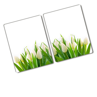 Chopping board White tulips