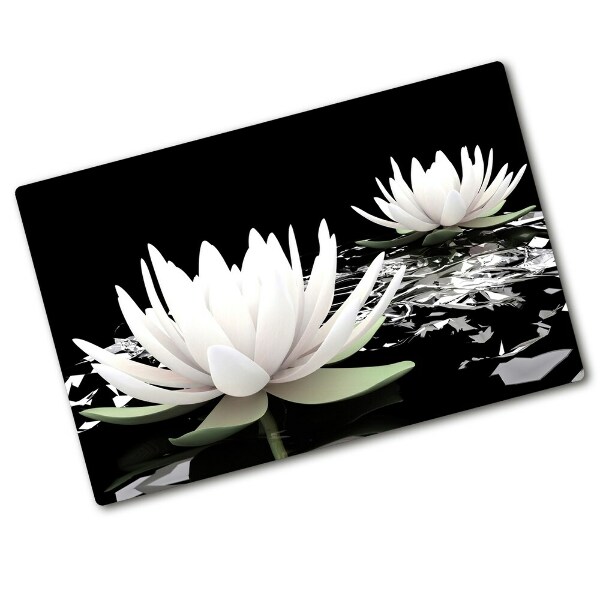 Chopping board Water lilies