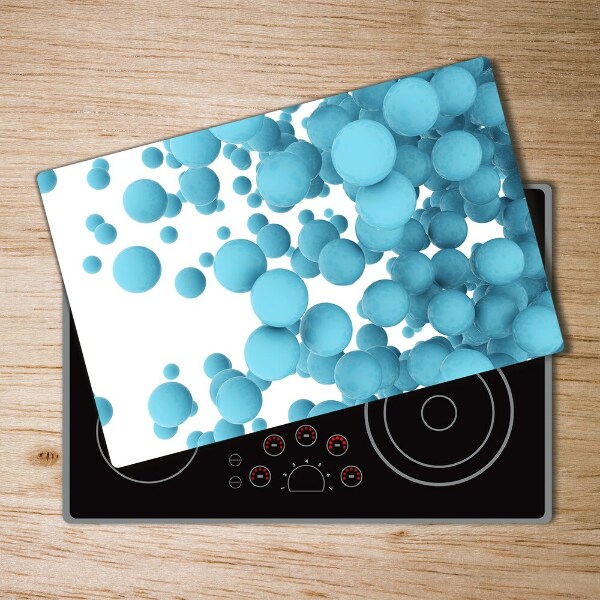 Chopping board glass Abstraction balls