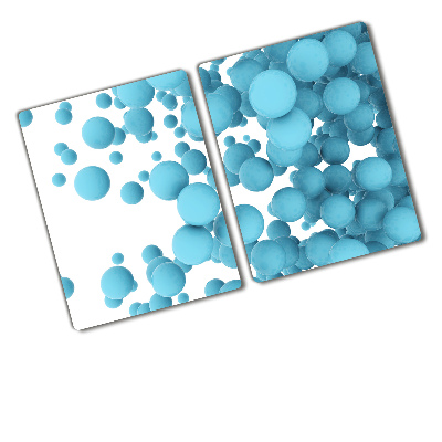 Chopping board glass Abstraction balls