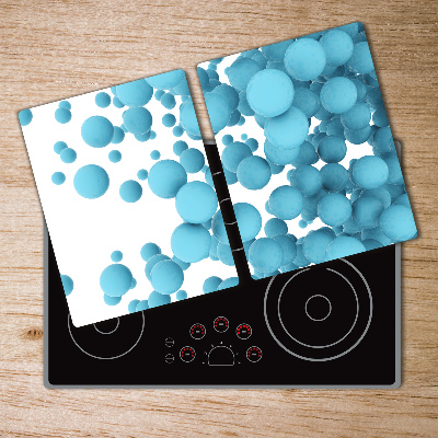 Chopping board glass Abstraction balls