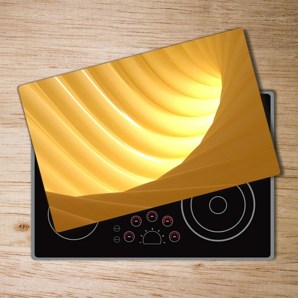 Chopping board glass Abstraction vortex