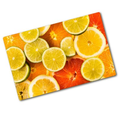 Chopping board glass Citrus fruits