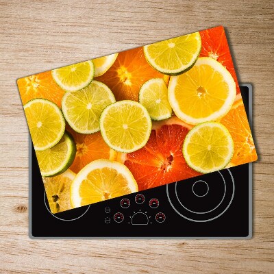 Chopping board glass Citrus fruits