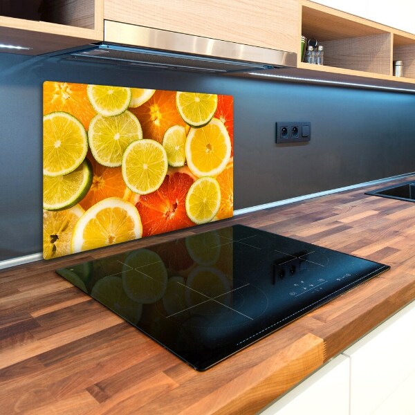 Chopping board glass Citrus fruits