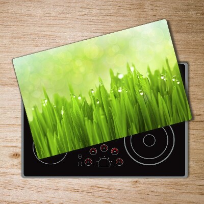 Chopping board glass Grass