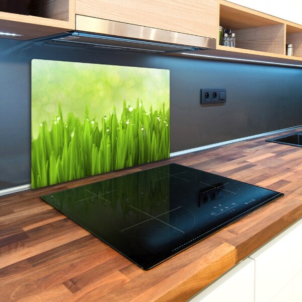 Chopping board glass Grass