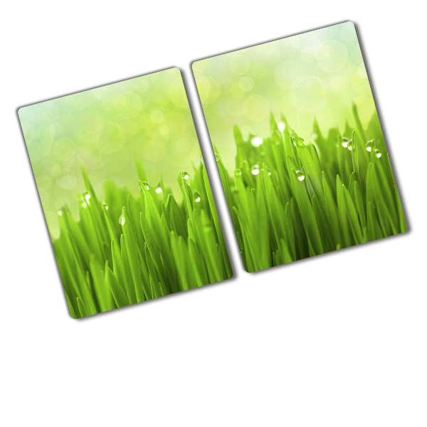 Chopping board glass Grass