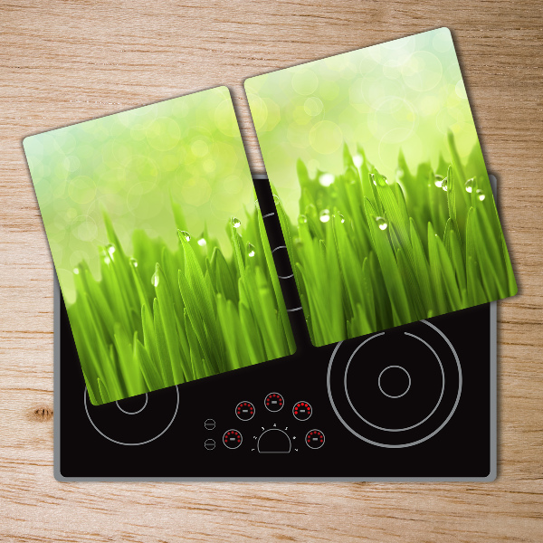 Chopping board glass Grass