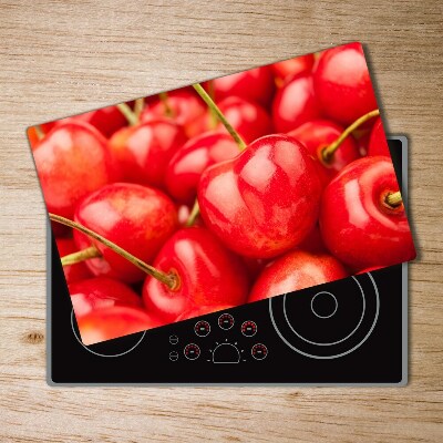 Chopping board glass Cherry