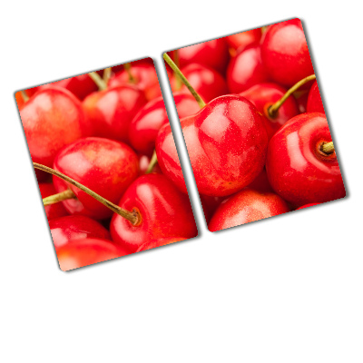 Chopping board glass Cherry