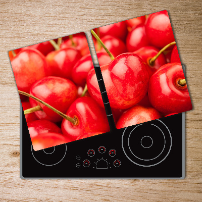 Chopping board glass Cherry