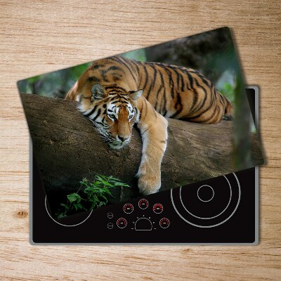 Cutting board Tiger on a tree