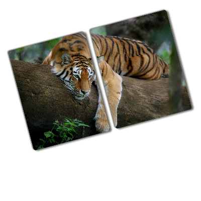 Cutting board Tiger on a tree