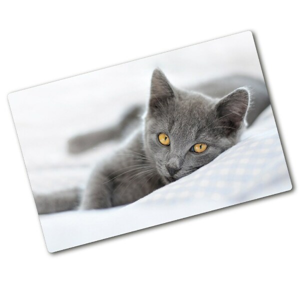 Cutting board Gray cat