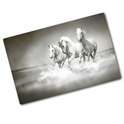 Cutting board White horses