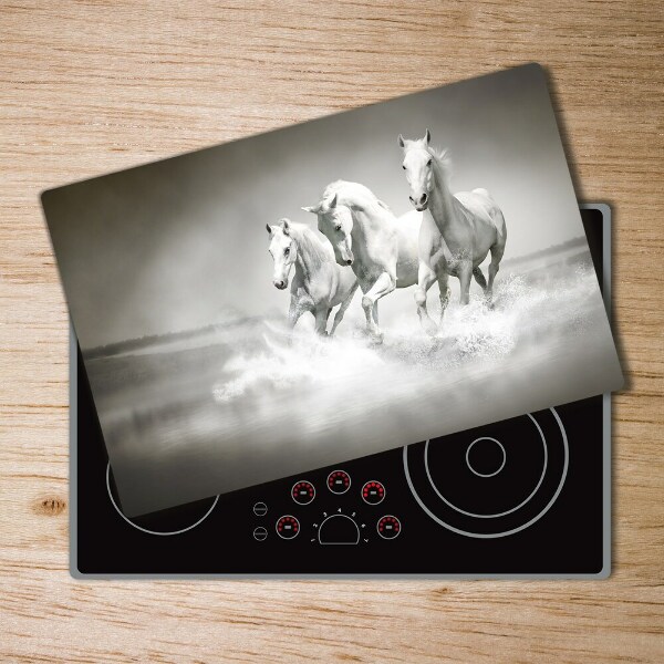 Cutting board White horses