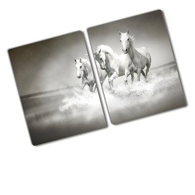 Cutting board White horses