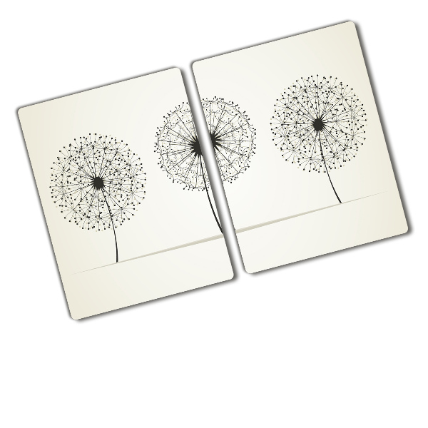 Chopping board dandelions