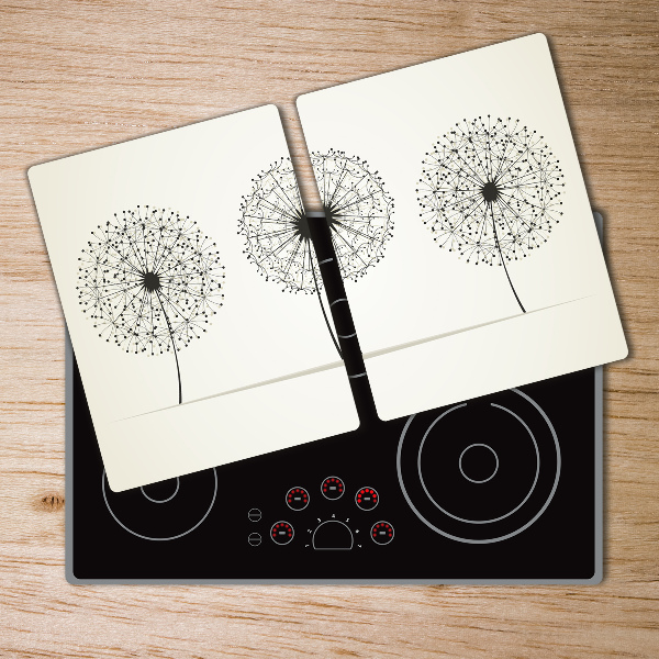 Chopping board dandelions