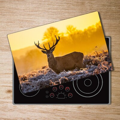 Chopping board Deer sunrise