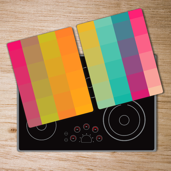 Chopping board Colorful squares