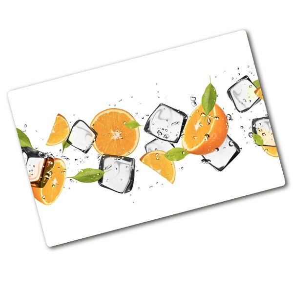 Chopping board Ice oranges