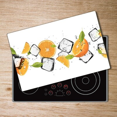 Chopping board Ice oranges